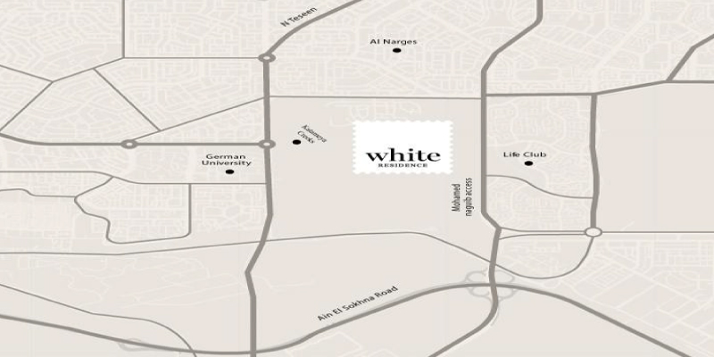 Location of White Residence Compound