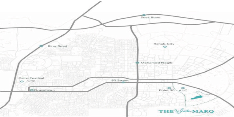 Location of The Water MarQ Compound