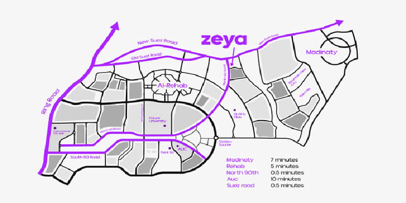 زيا ريزيدنس القاهرة الجديدة Zeya Residence New Cairo