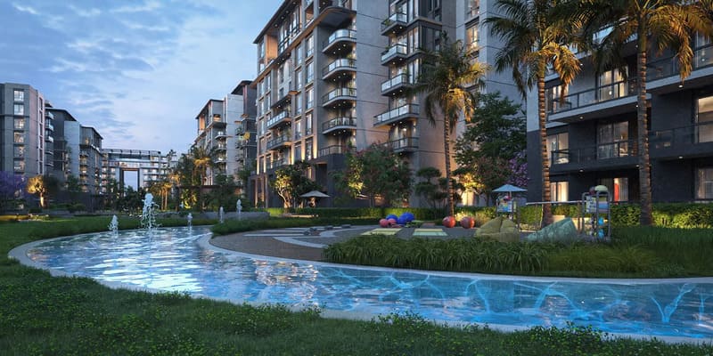 شقق للبيع في كمبوند لوسيل التجمع السادس