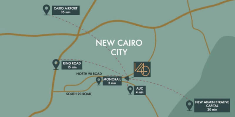 ديستركت V40 القاهرة الجديدة V40 District New Cairo