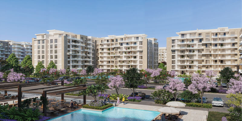 شقق للبيع بكمبوند الباتيو ريفا التجمع السادس