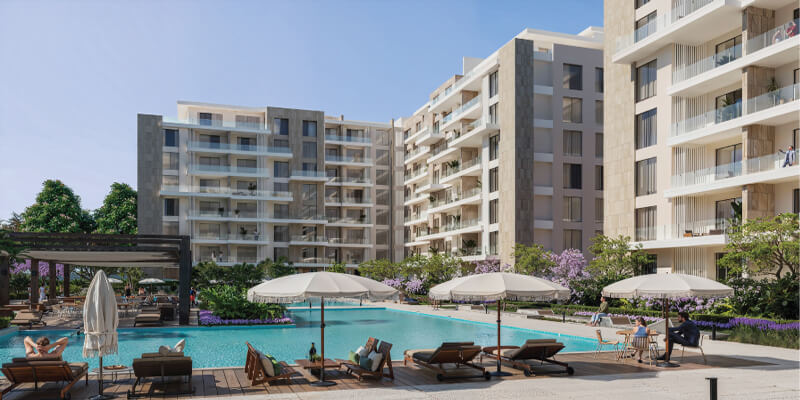 شقق للبيع بكمبوند الباتيو ريفا التجمع السادس