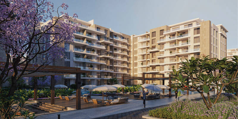 شقق للبيع بكمبوند الباتيو ريفا التجمع