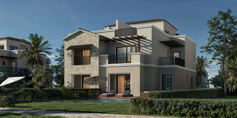 فلل للبيع في كمبوند هايد بارك فيوز