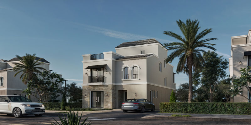 فلل للبيع في كمبوند هايد بارك فيوز