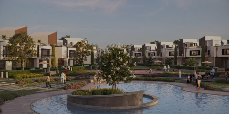 فلل للبيع في كمبوند فيا التجمع السادس