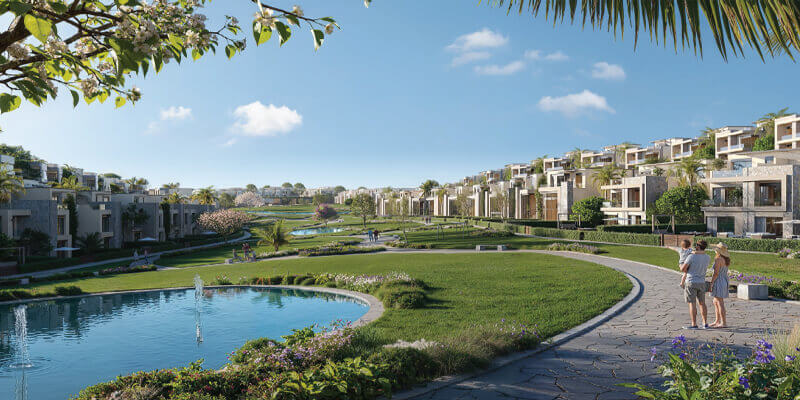 فلل للبيع في كمبوند هايد بارك تيراسيز القاهرة الجديدة