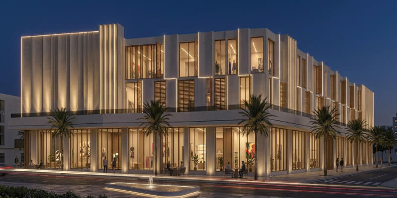 Prices and Spaces of Riva Strip Mall New Cairo